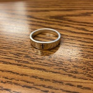 James Avery Cross Engraved Ring